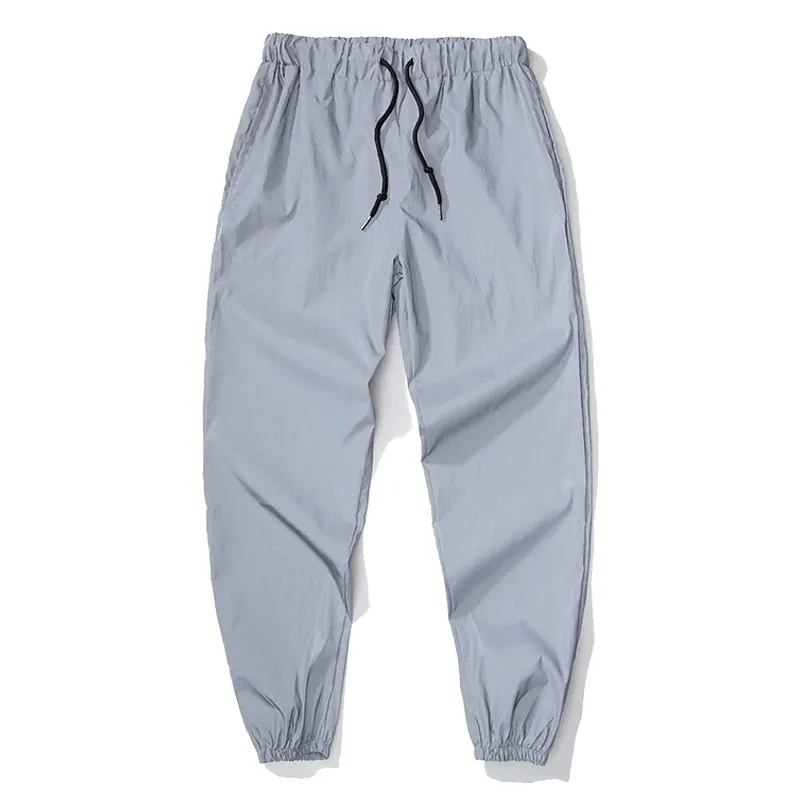Reflective Tapered Utility Joggers