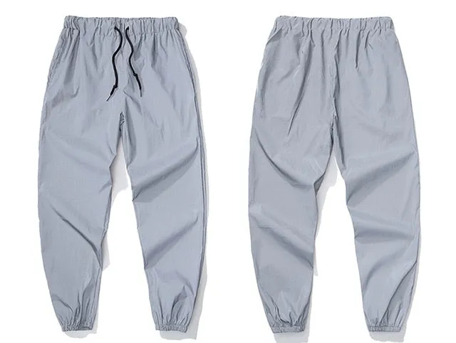 Reflective Tapered Utility Joggers