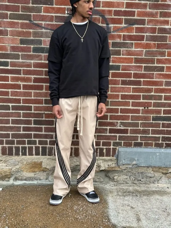 RFRM leather joggers (Tan)