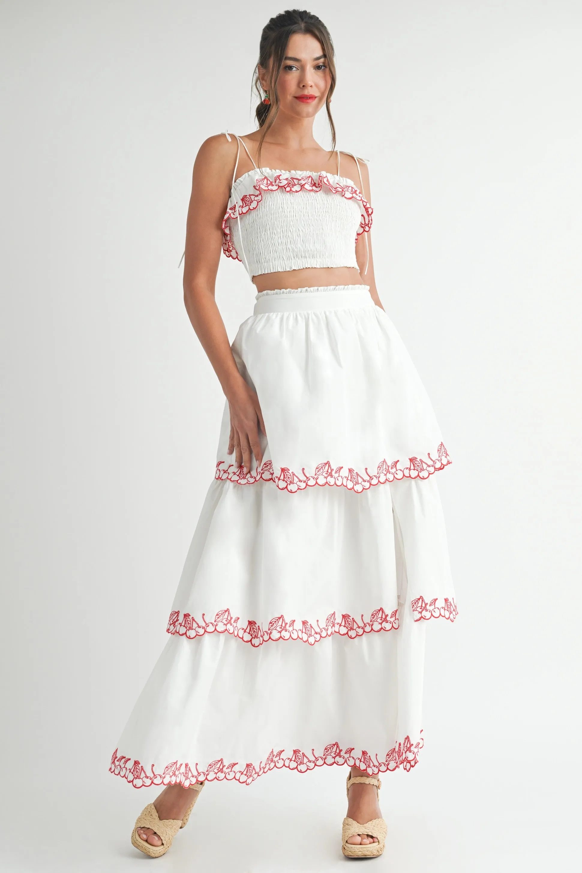 Riley Ruffle Crop Top