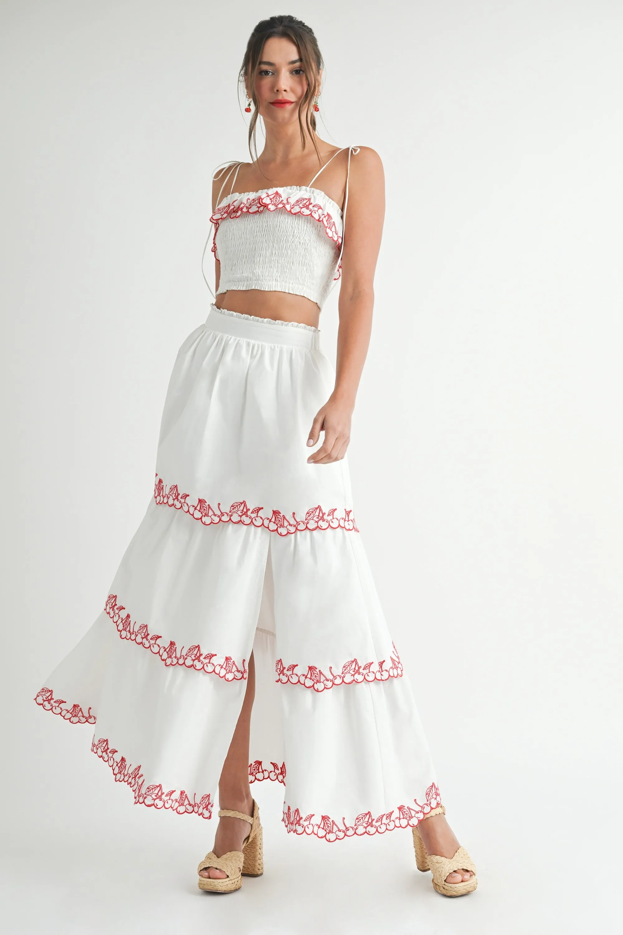 Riley Ruffle Crop Top