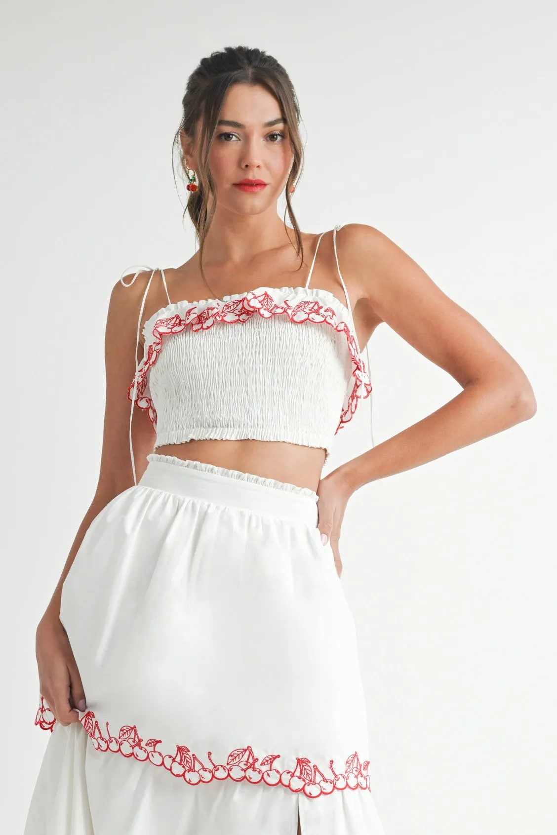 Riley Ruffle Crop Top