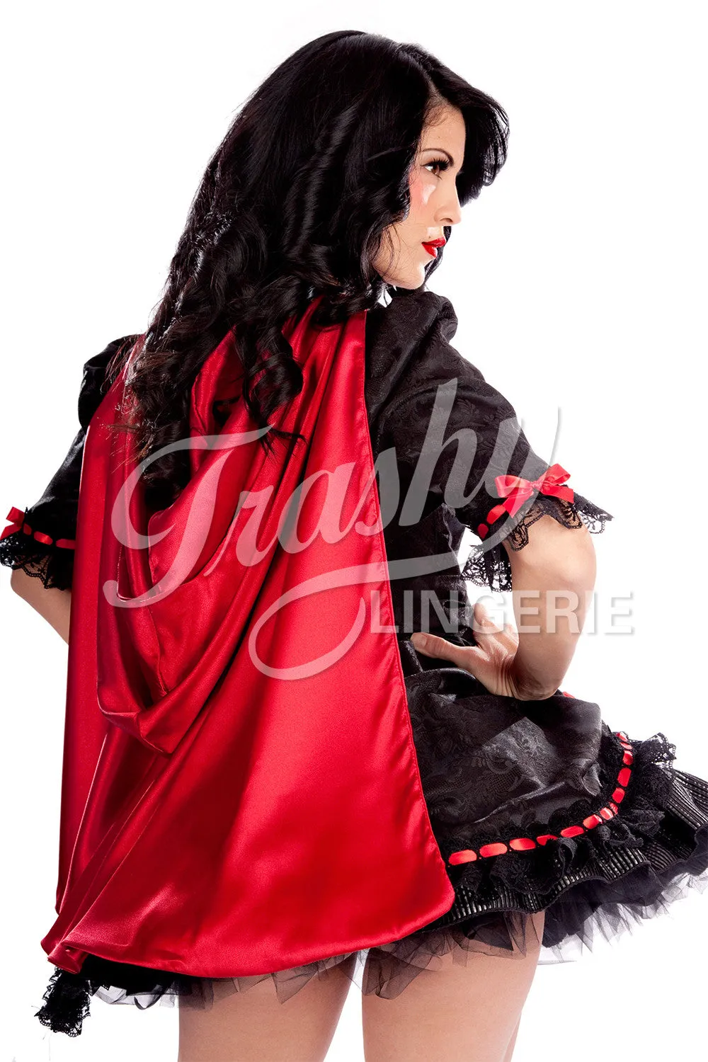 Ruby Red Riding Hood Bolero With Cape