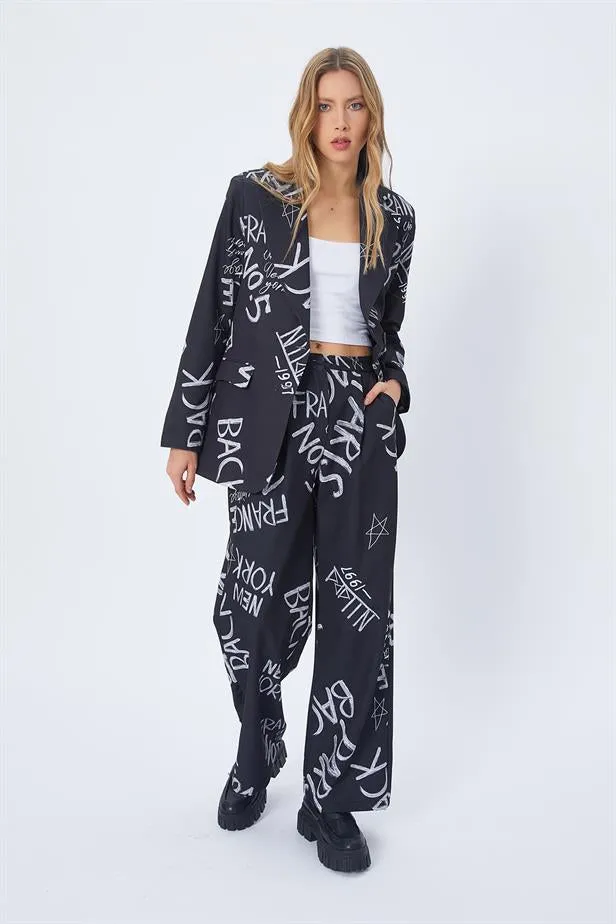 RYN Palazzo Pants - BLACK - Pine Bluff