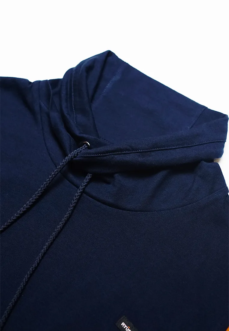 Ryusei Kaos Pria Turtleneck Nandito Han CMB Navy
