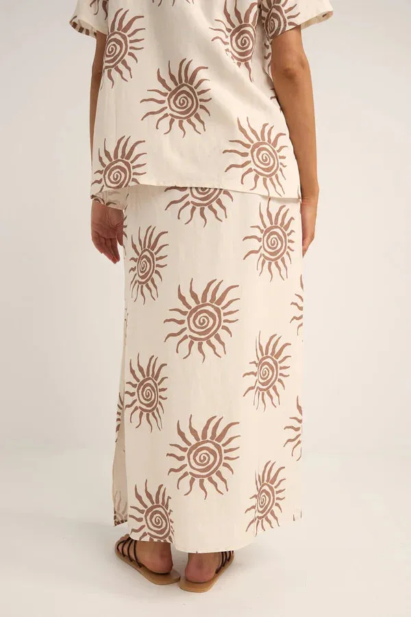 Seafarer Maxi Skirt - Brown