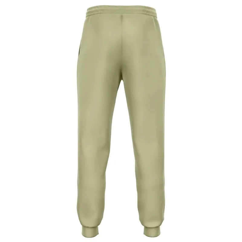 Shaded Pale Pastel Yellow Gray Joggers | Unisex | with PLUS sizes | C0M0Y30K30