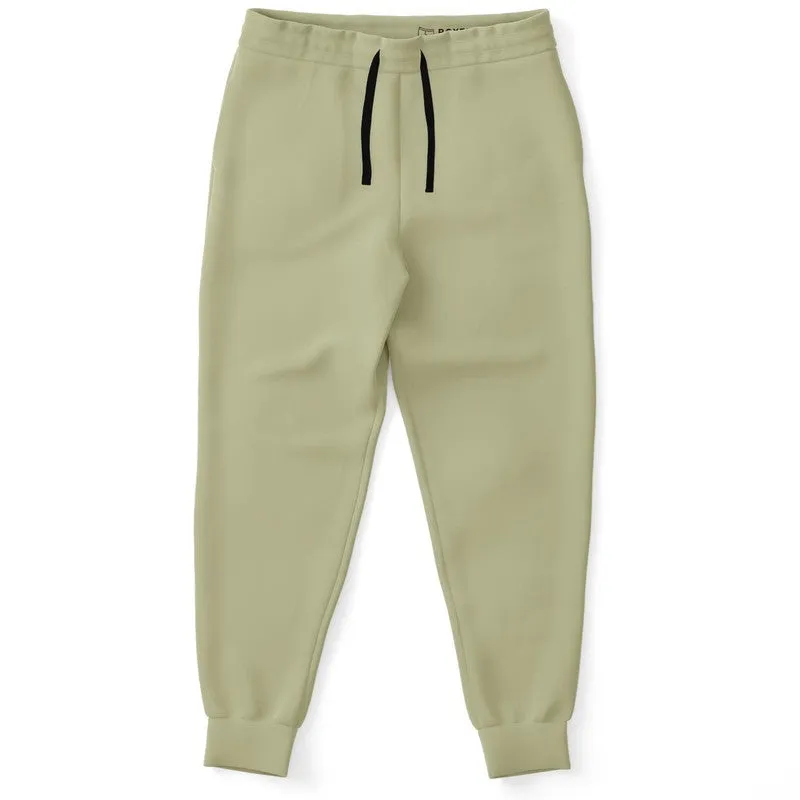 Shaded Pale Pastel Yellow Gray Joggers | Unisex | with PLUS sizes | C0M0Y30K30