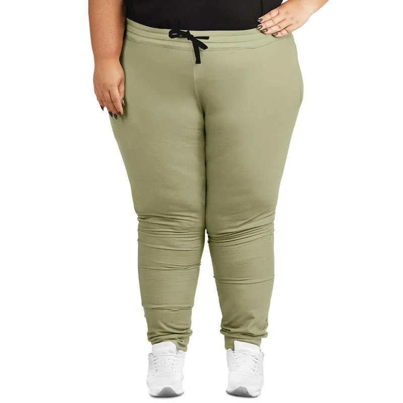 Shaded Pale Pastel Yellow Gray Joggers | Unisex | with PLUS sizes | C0M0Y30K30