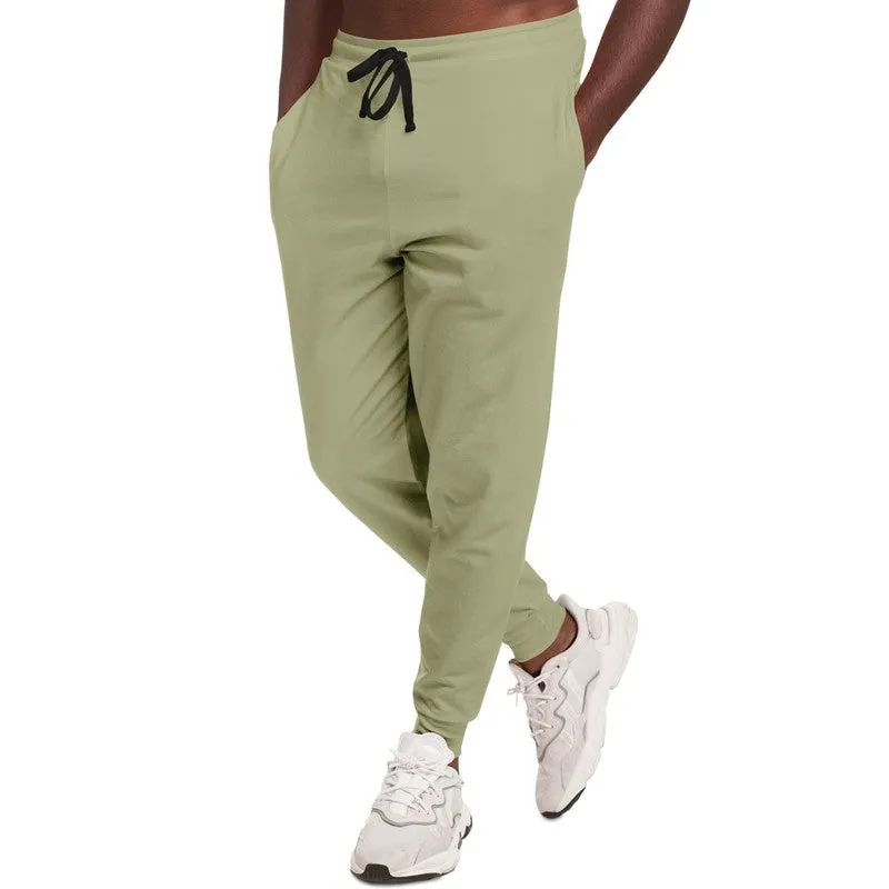 Shaded Pale Pastel Yellow Gray Joggers | Unisex | with PLUS sizes | C0M0Y30K30