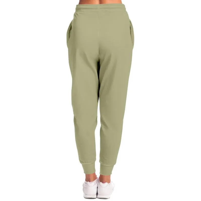 Shaded Pale Pastel Yellow Gray Joggers | Unisex | with PLUS sizes | C0M0Y30K30