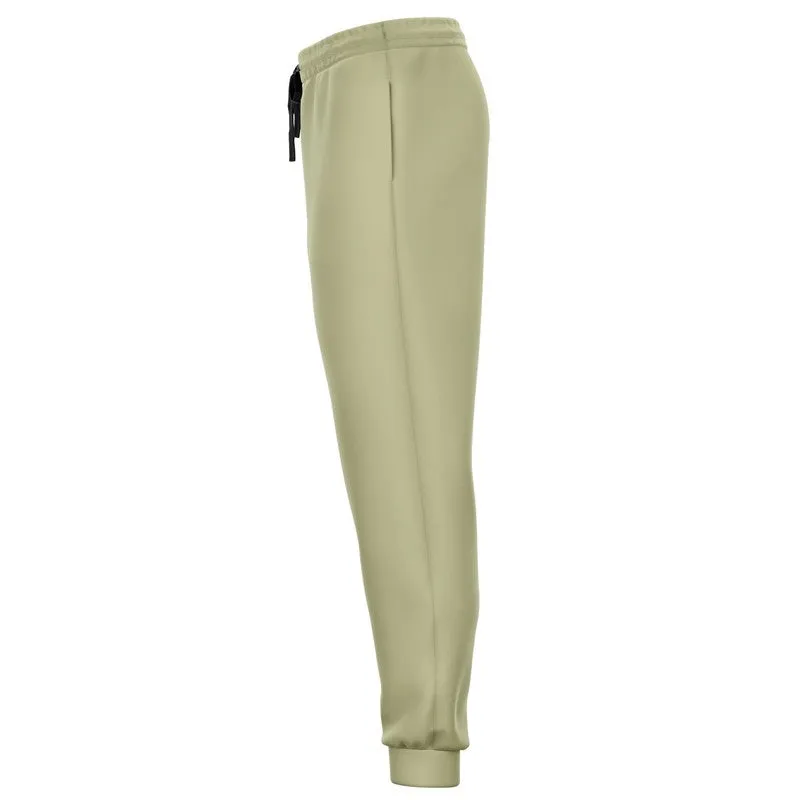 Shaded Pale Pastel Yellow Gray Joggers | Unisex | with PLUS sizes | C0M0Y30K30