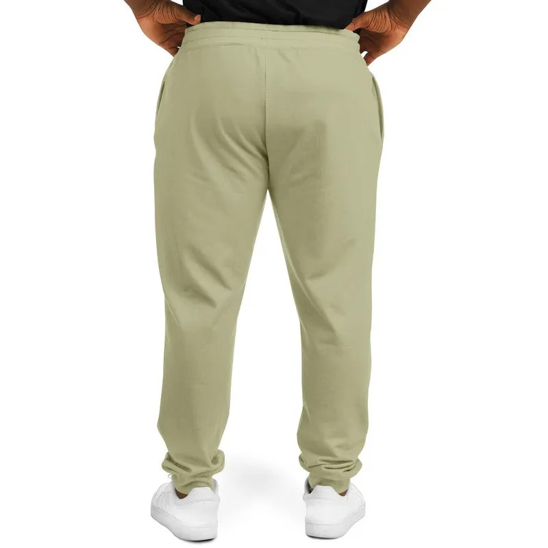 Shaded Pale Pastel Yellow Gray Joggers | Unisex | with PLUS sizes | C0M0Y30K30