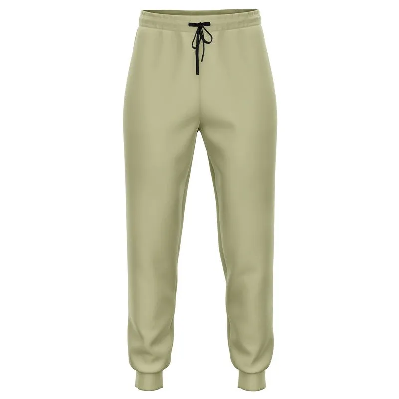 Shaded Pale Pastel Yellow Gray Joggers | Unisex | with PLUS sizes | C0M0Y30K30