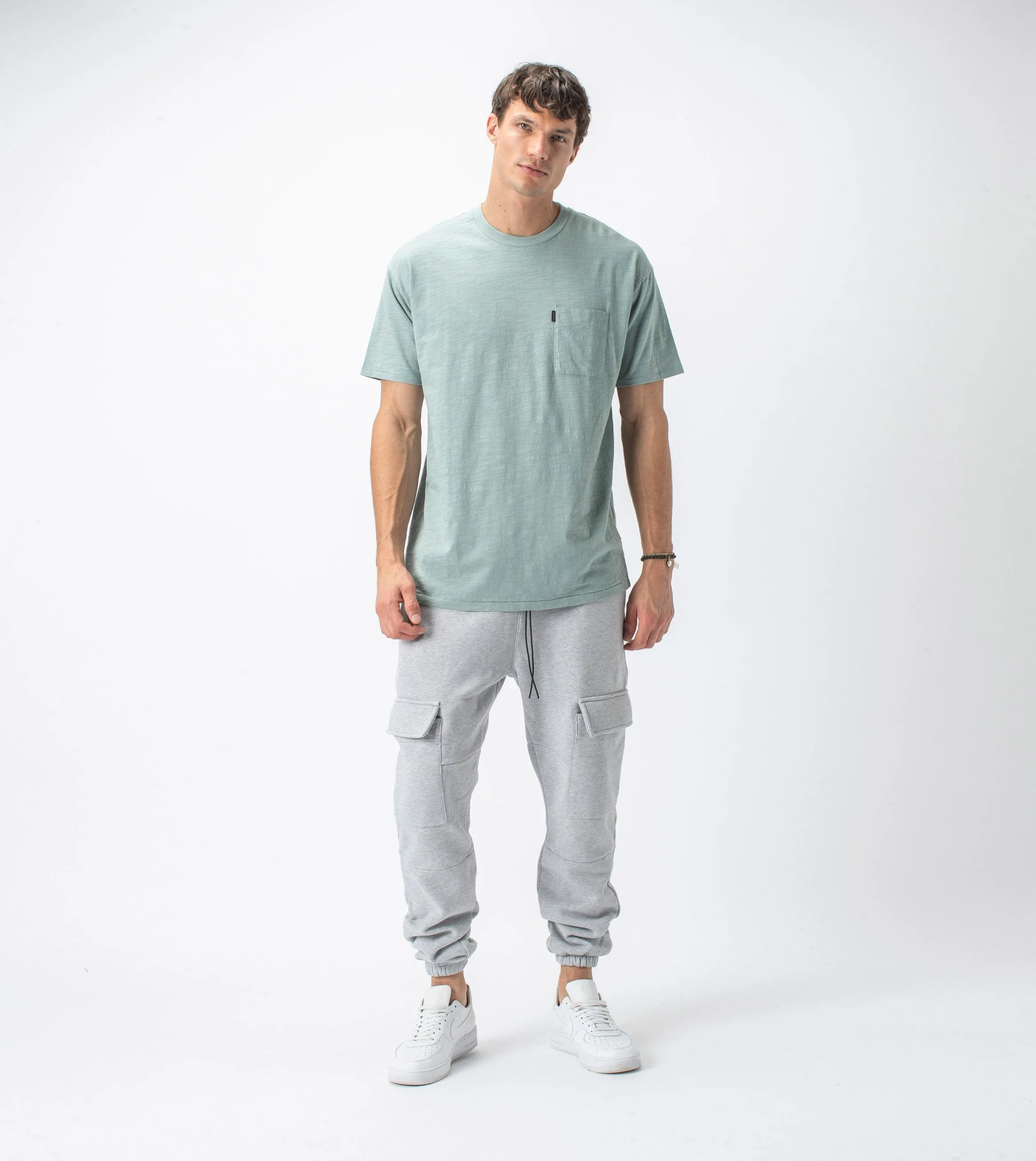 Slub Box Pocket Tee Mint