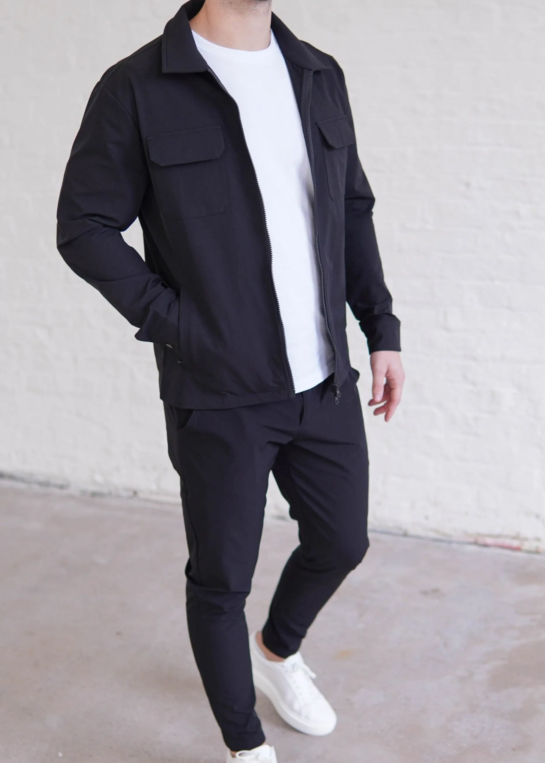 Smart Stretch Trouser In Black