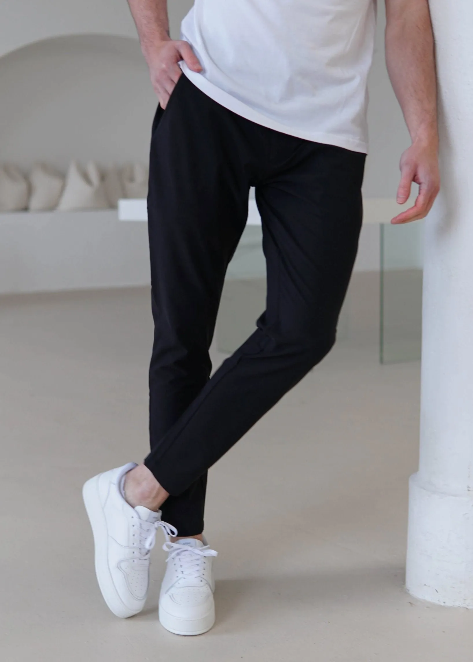 Smart Stretch Trouser In Black