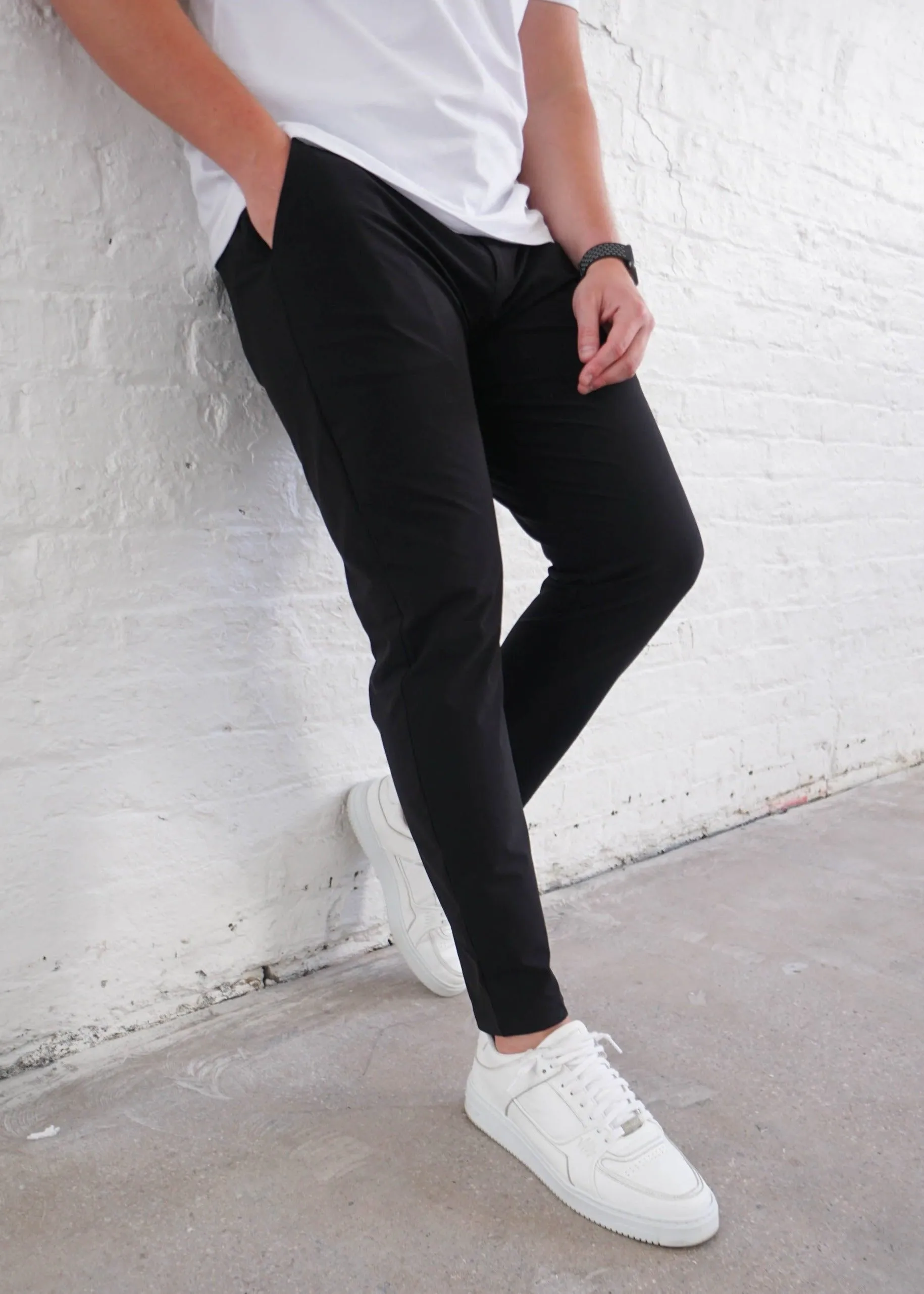 Smart Stretch Trouser In Black