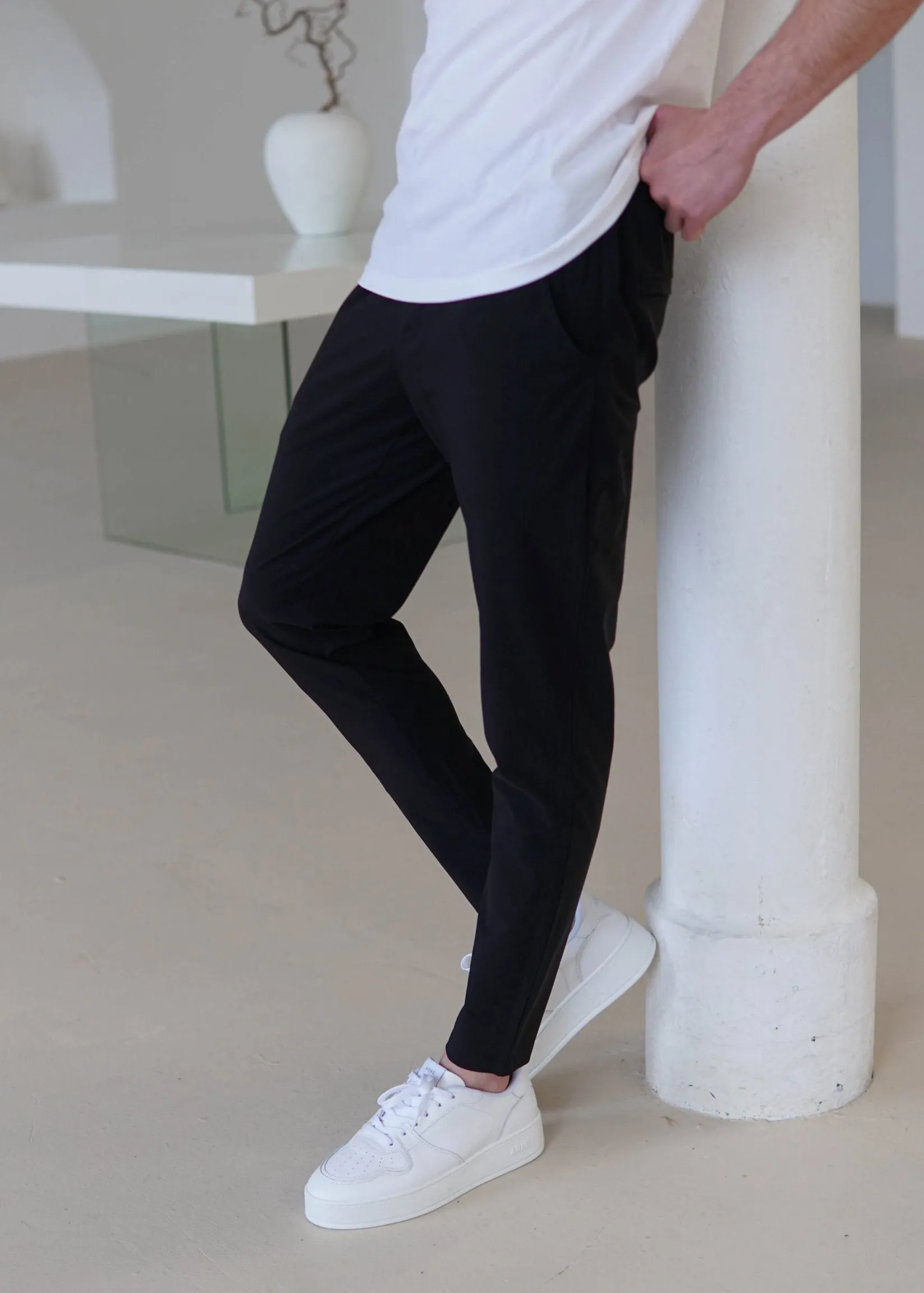 Smart Stretch Trouser In Black