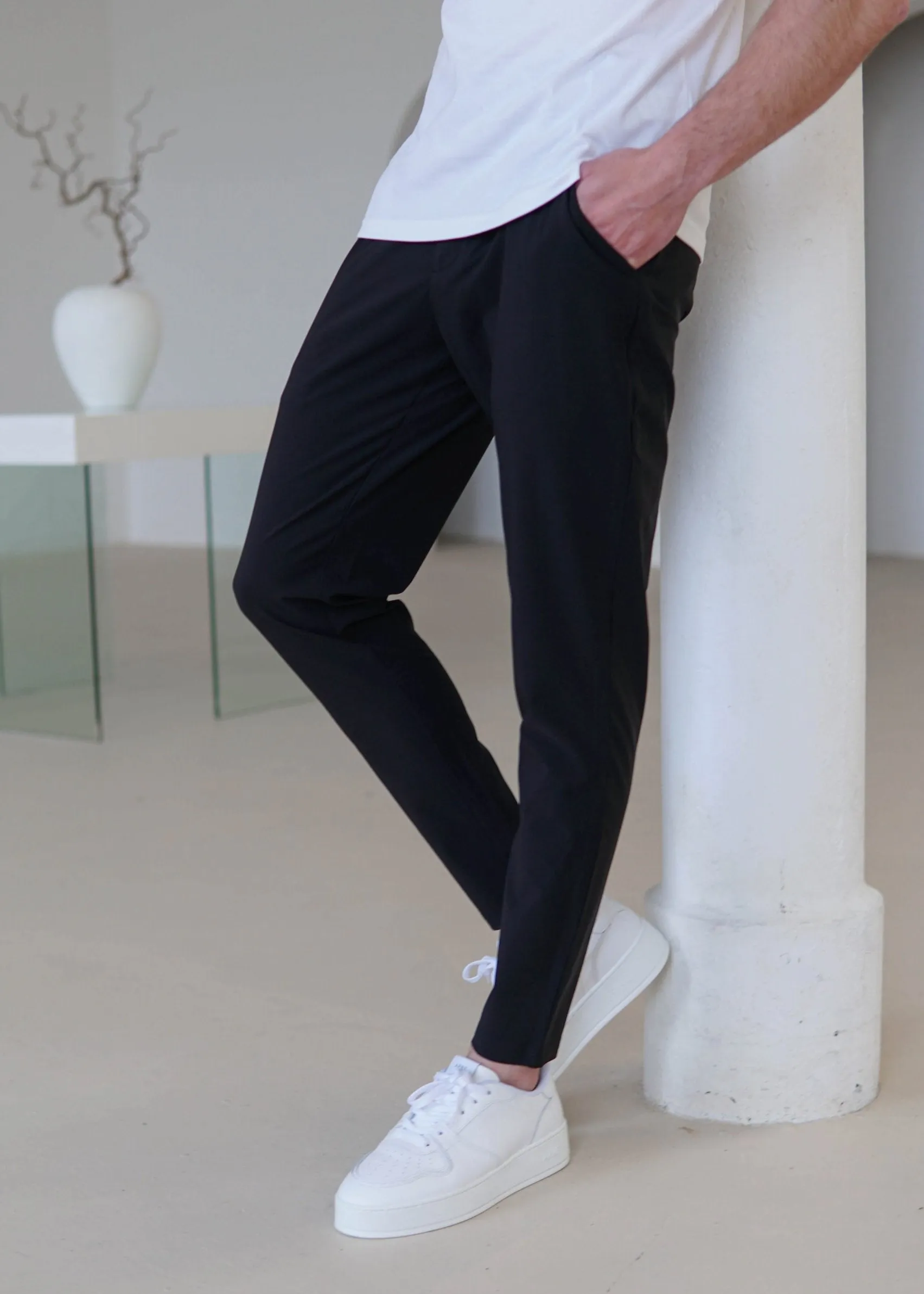 Smart Stretch Trouser In Black