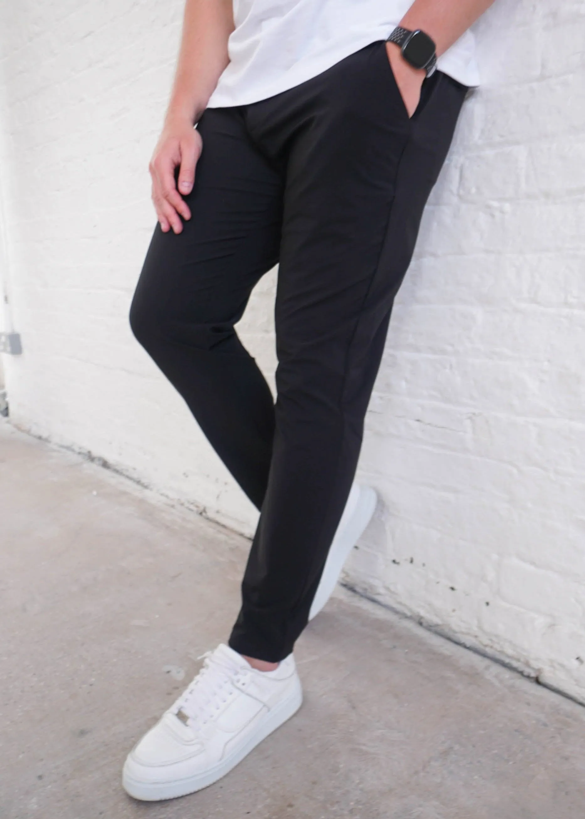 Smart Stretch Trouser In Black