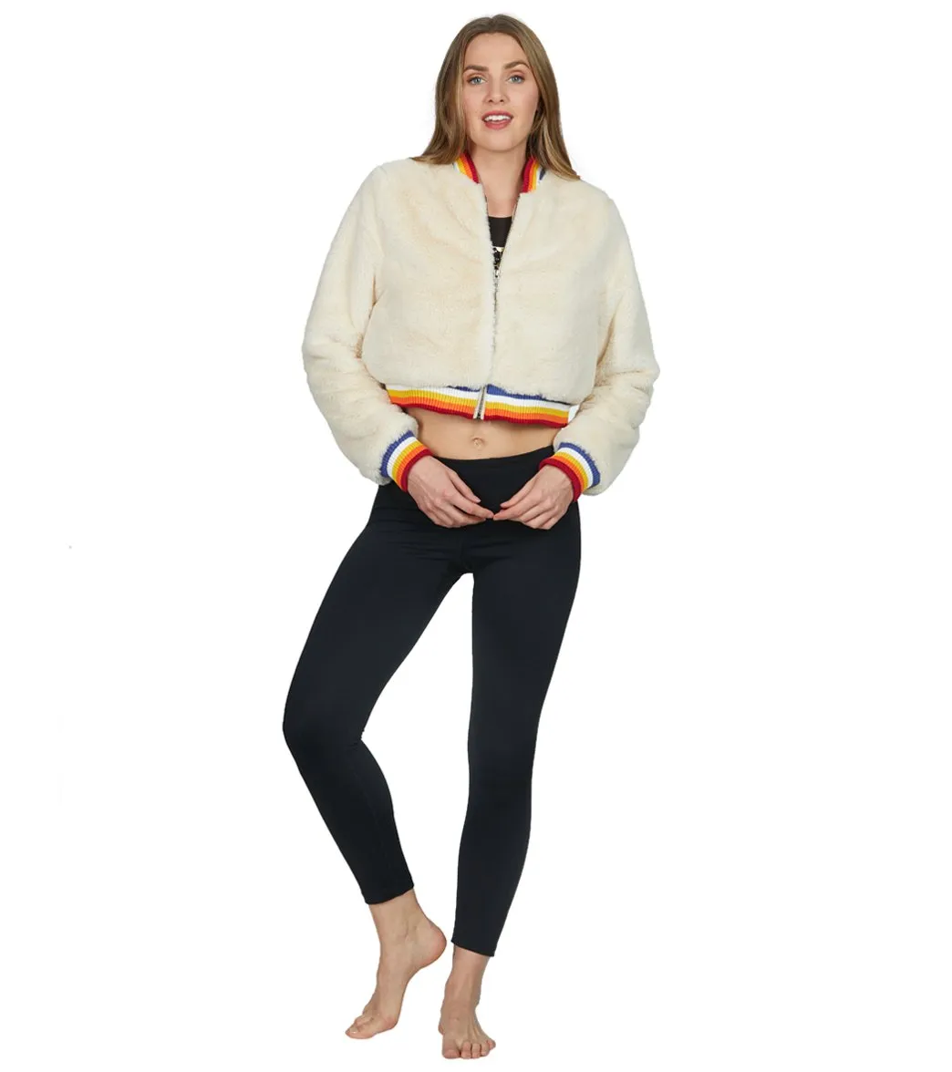 Spiritual Gangster Furry Bomber Jacket