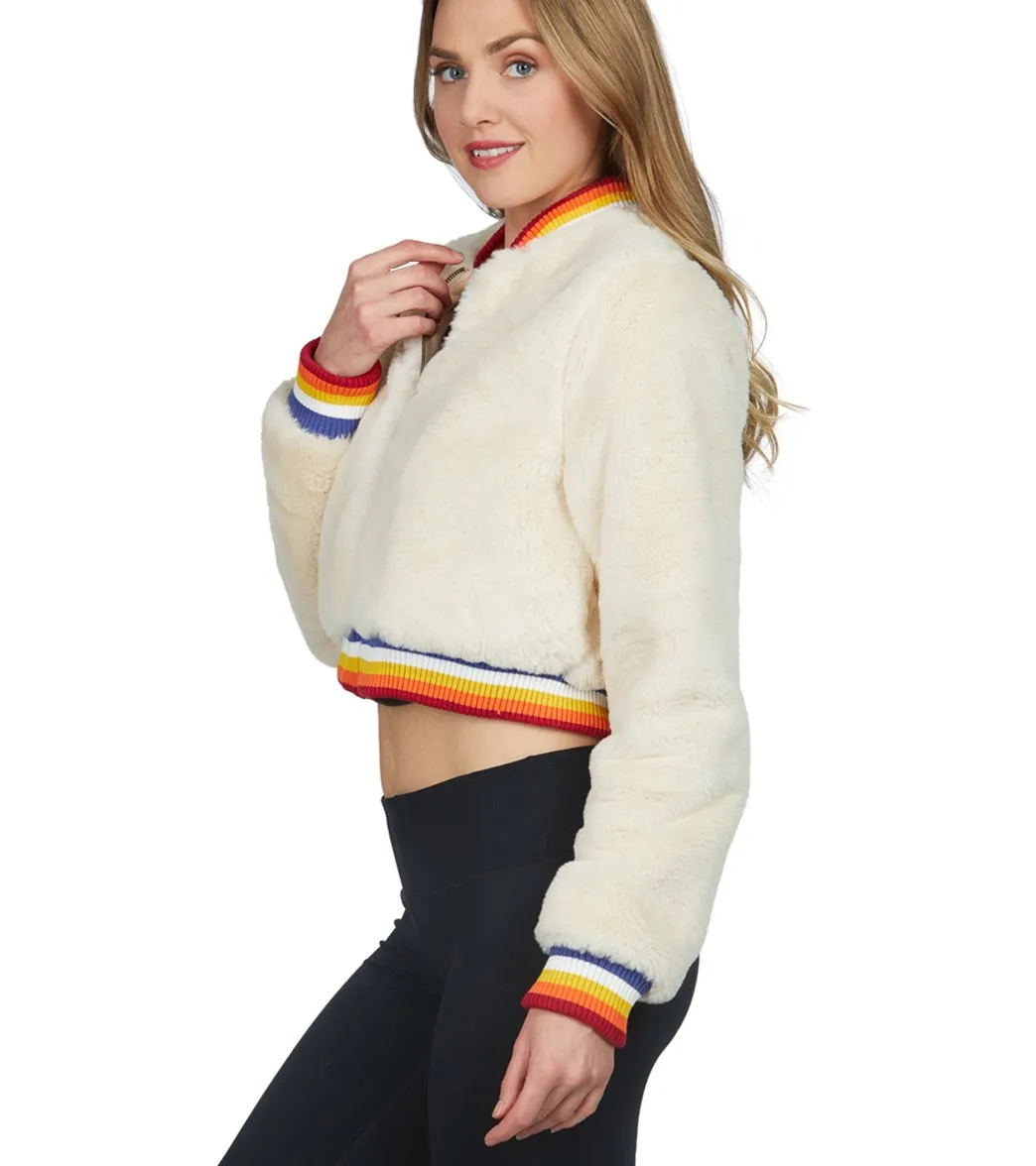 Spiritual Gangster Furry Bomber Jacket