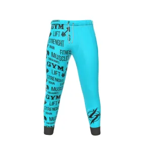 Strike Jogging Bottoms Cyan Blue