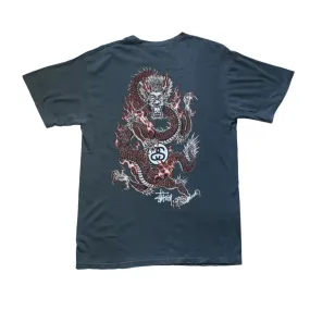 STUSSY FIRE DRAGON TEE  (M)
