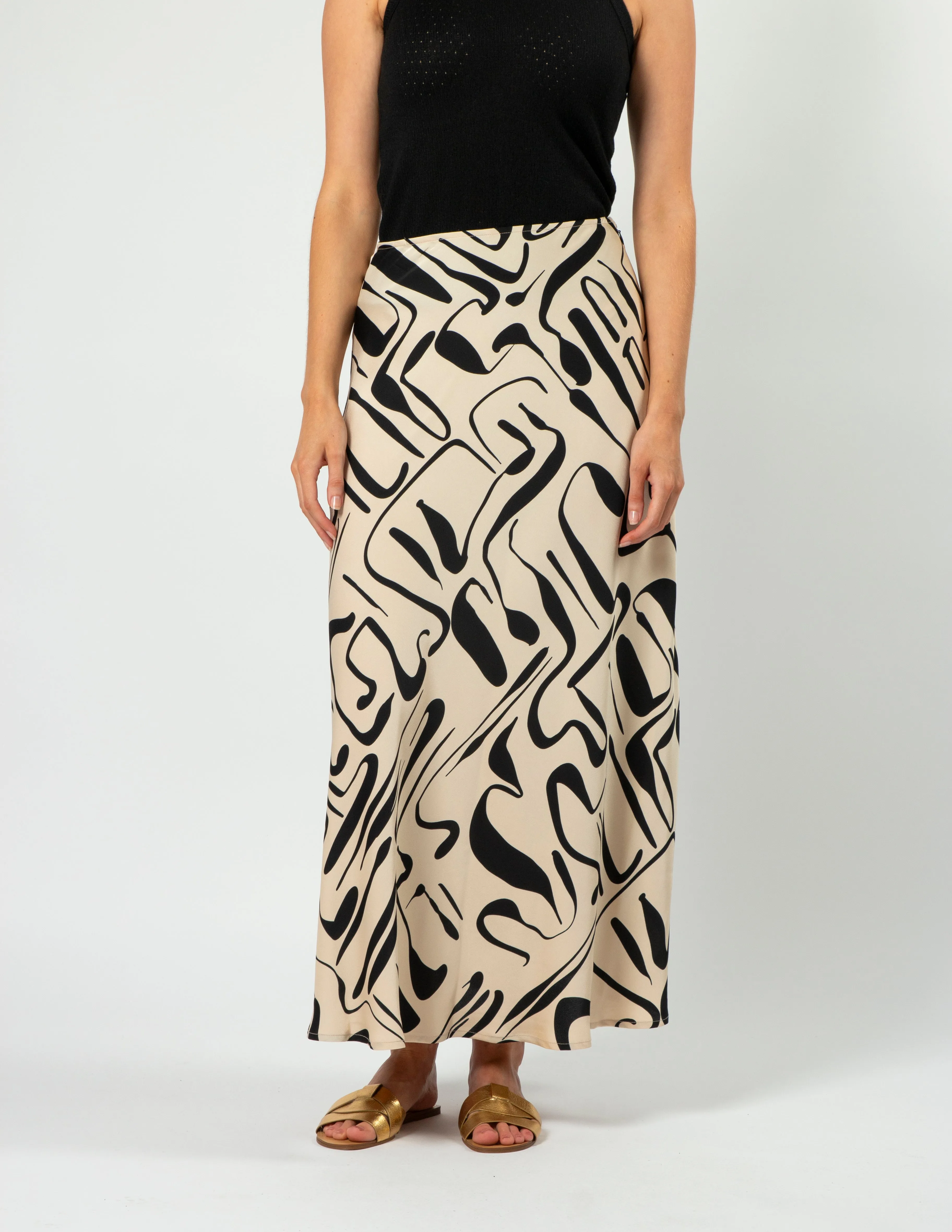 Summer Skirt - Painterly Geo