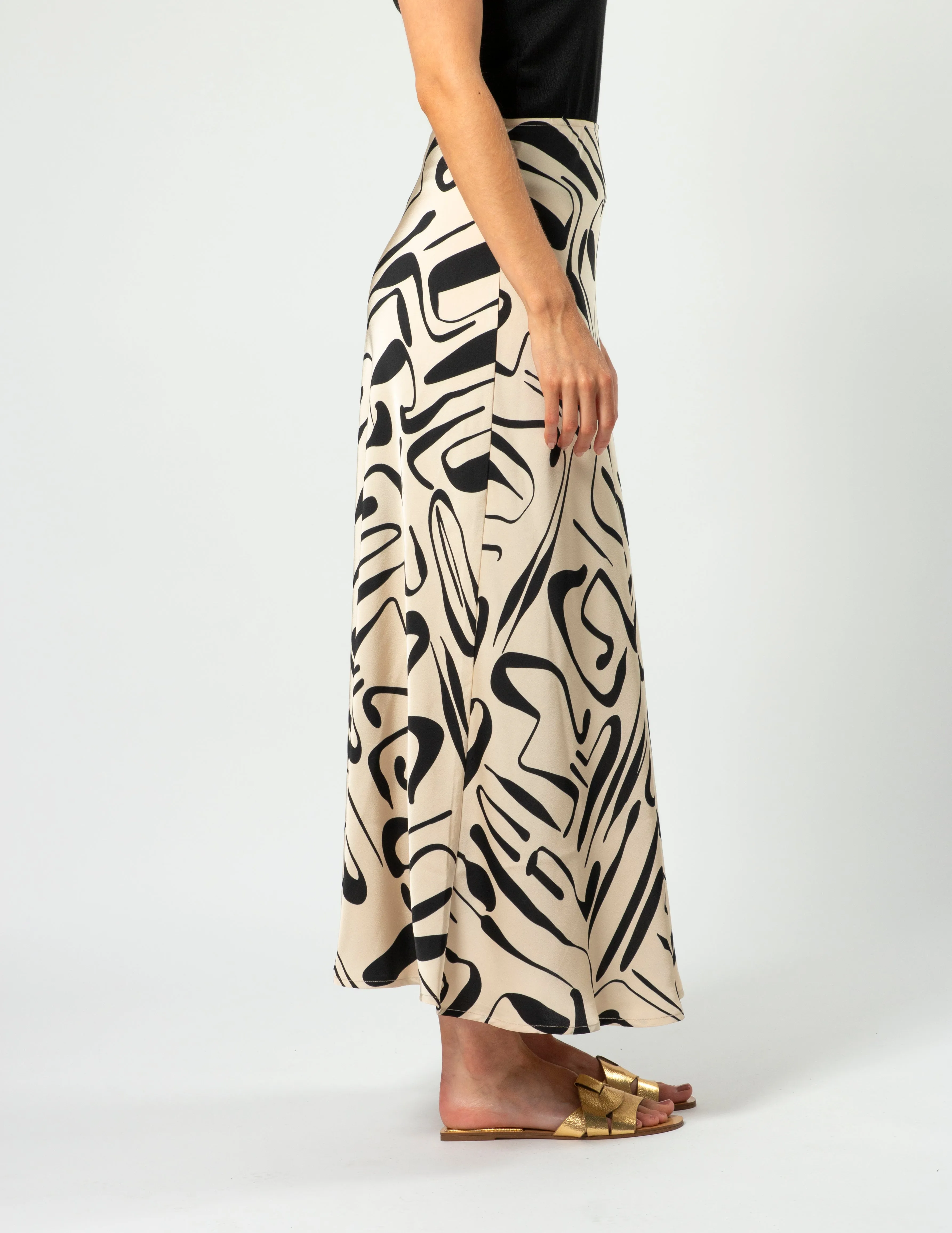 Summer Skirt - Painterly Geo