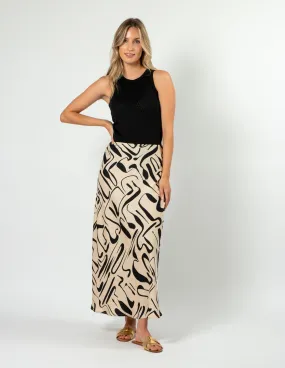 Summer Skirt - Painterly Geo