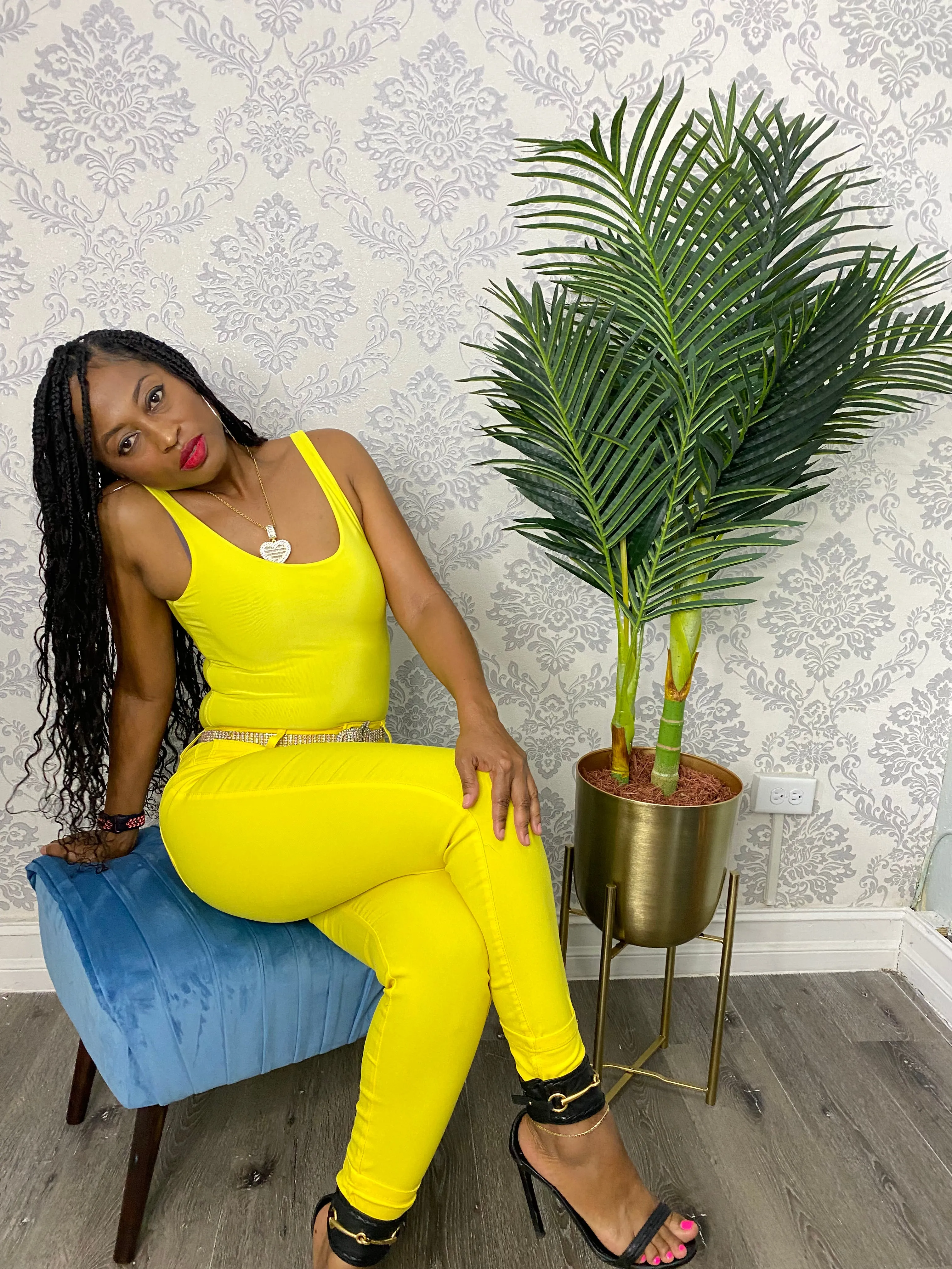 SUNNY DAZE YELLOW JEANS