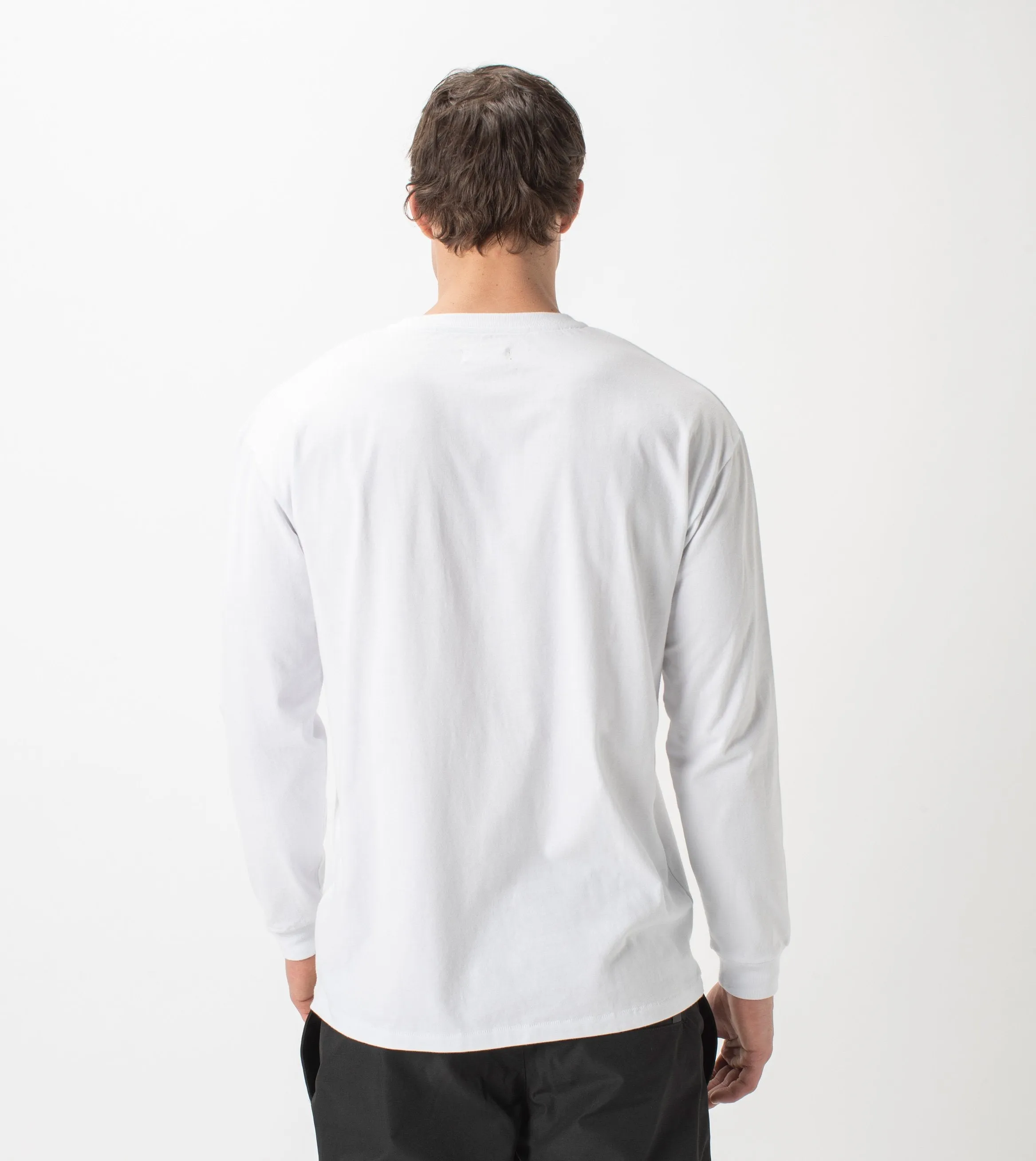 Tech Box LS Tee White