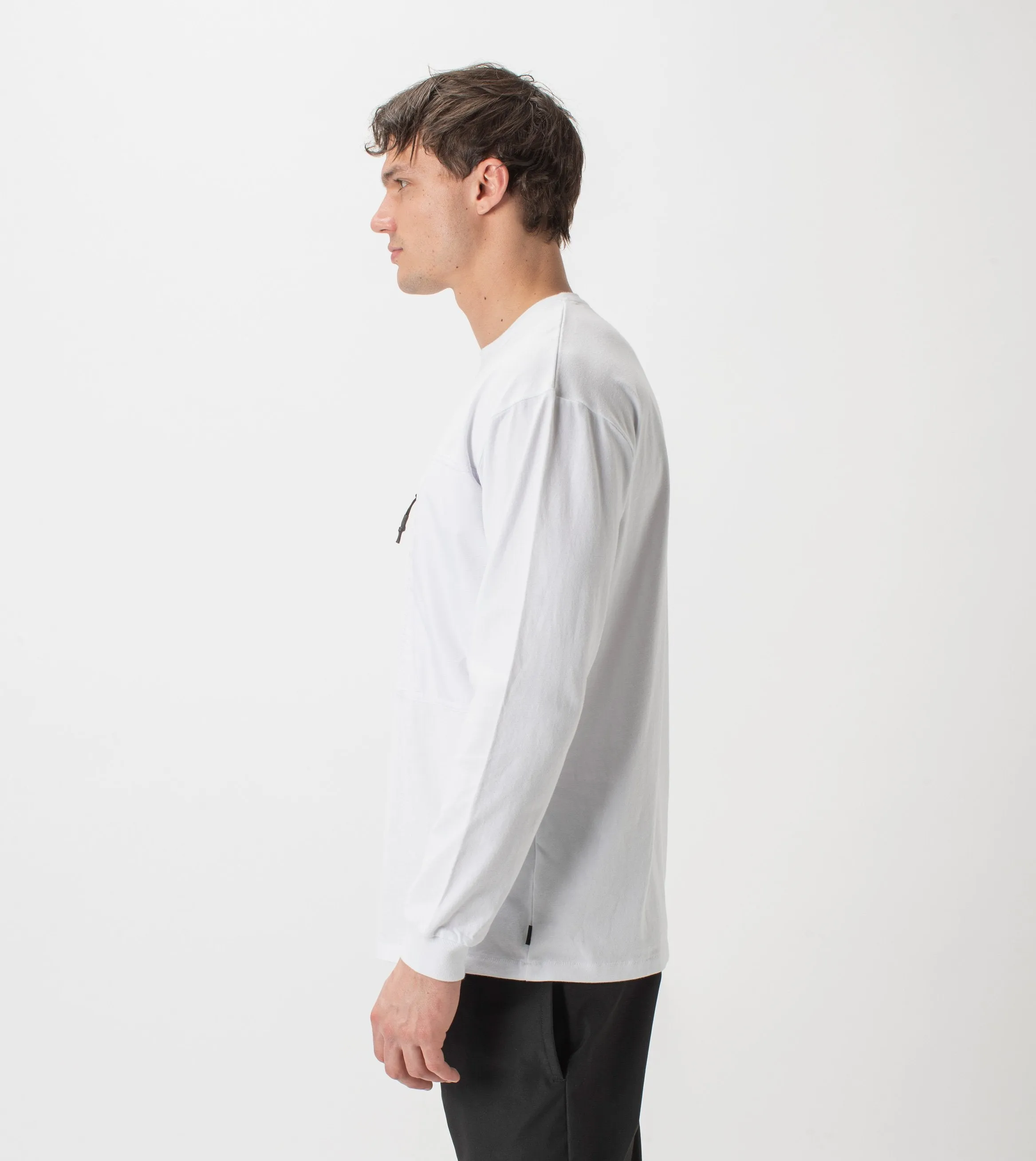 Tech Box LS Tee White