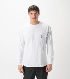 Tech Box LS Tee White