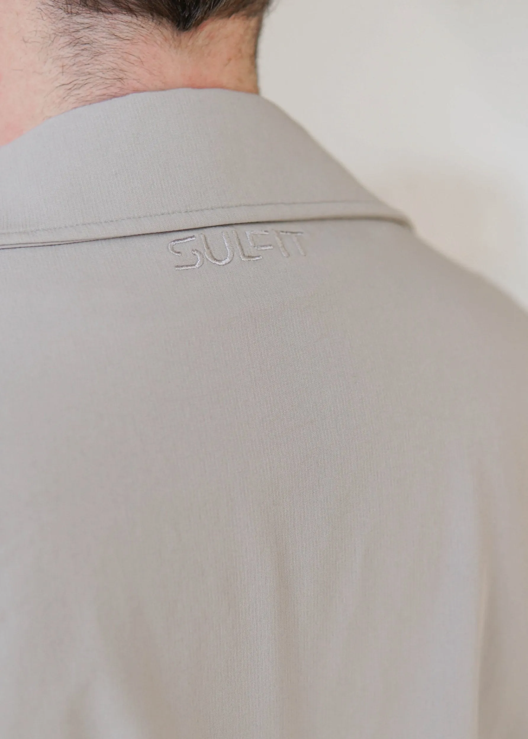 Tech Stretch Cargo Jacket In Stone