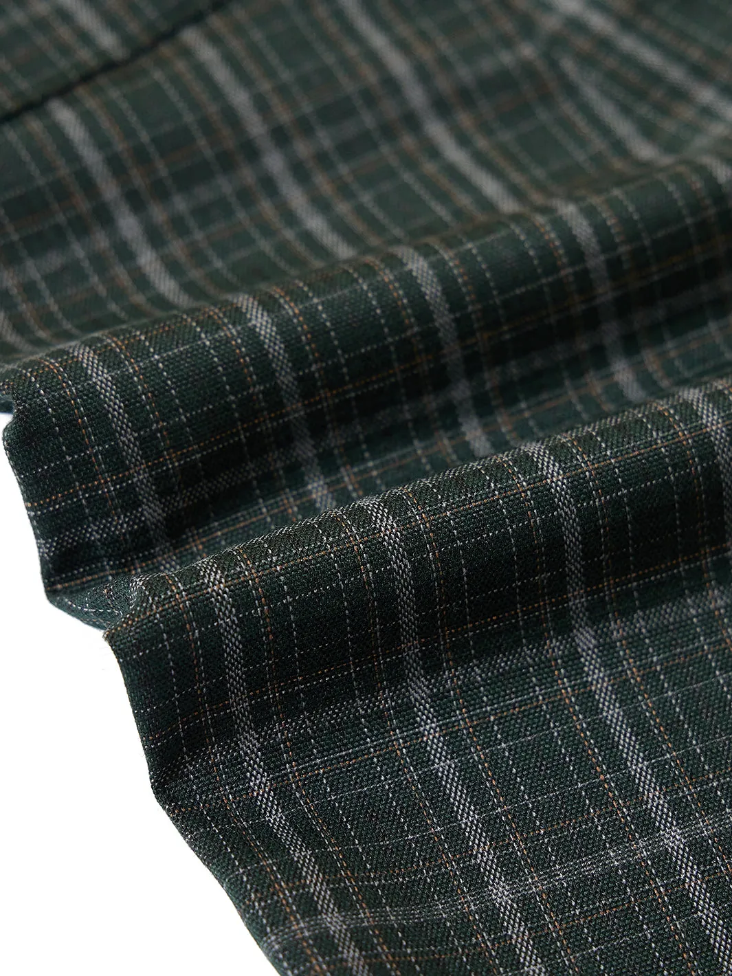 Thin plaid overall