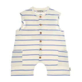 Tocoto Vintage Blue Stripe Overall