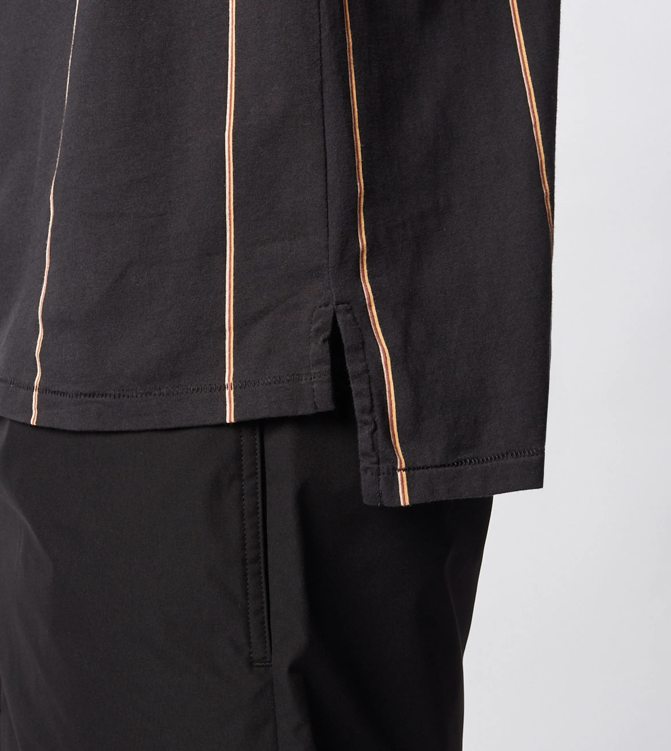 Tri-Stripe Flintlock Tee Black/Mango - Sale