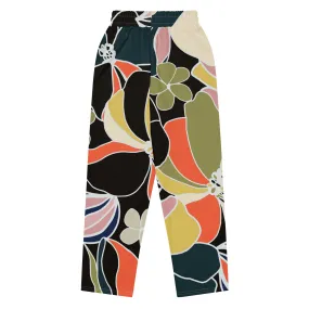 Valentines Day Wide Leg Joggers - Flower (Glamourange Valentine Day Gifts Wide Leg Joggers - Design 0018)