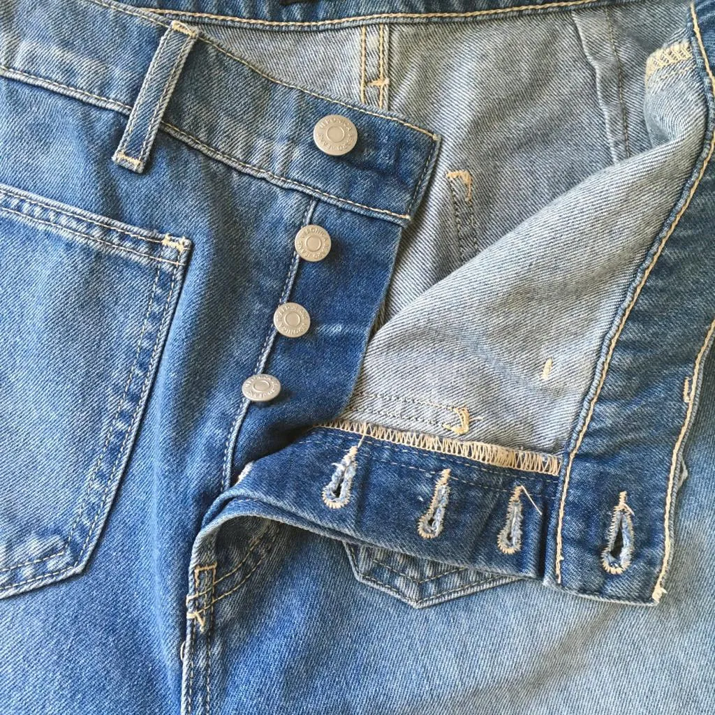 Veronica Beard Women's Grant Wide Leg Extra High Rise Jeans Denim Blue Sz 29