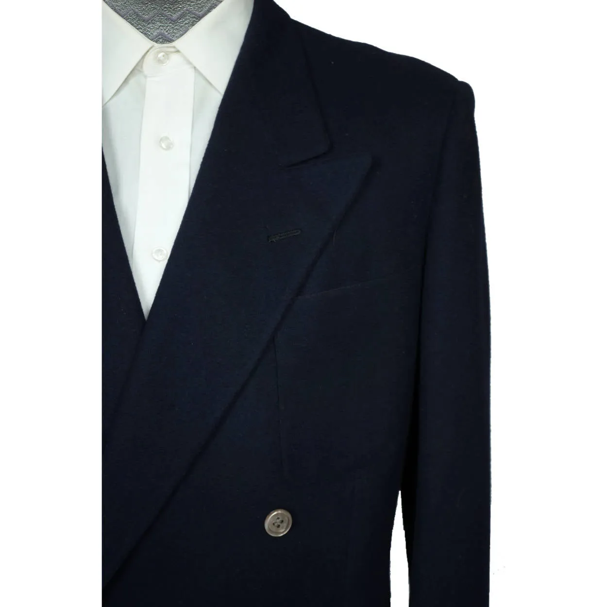 Vintage 1940s Blue Blazer Wool Jacket Terrace Club by Fashion Craft M