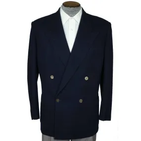 Vintage 1940s Blue Blazer Wool Jacket Terrace Club by Fashion Craft M