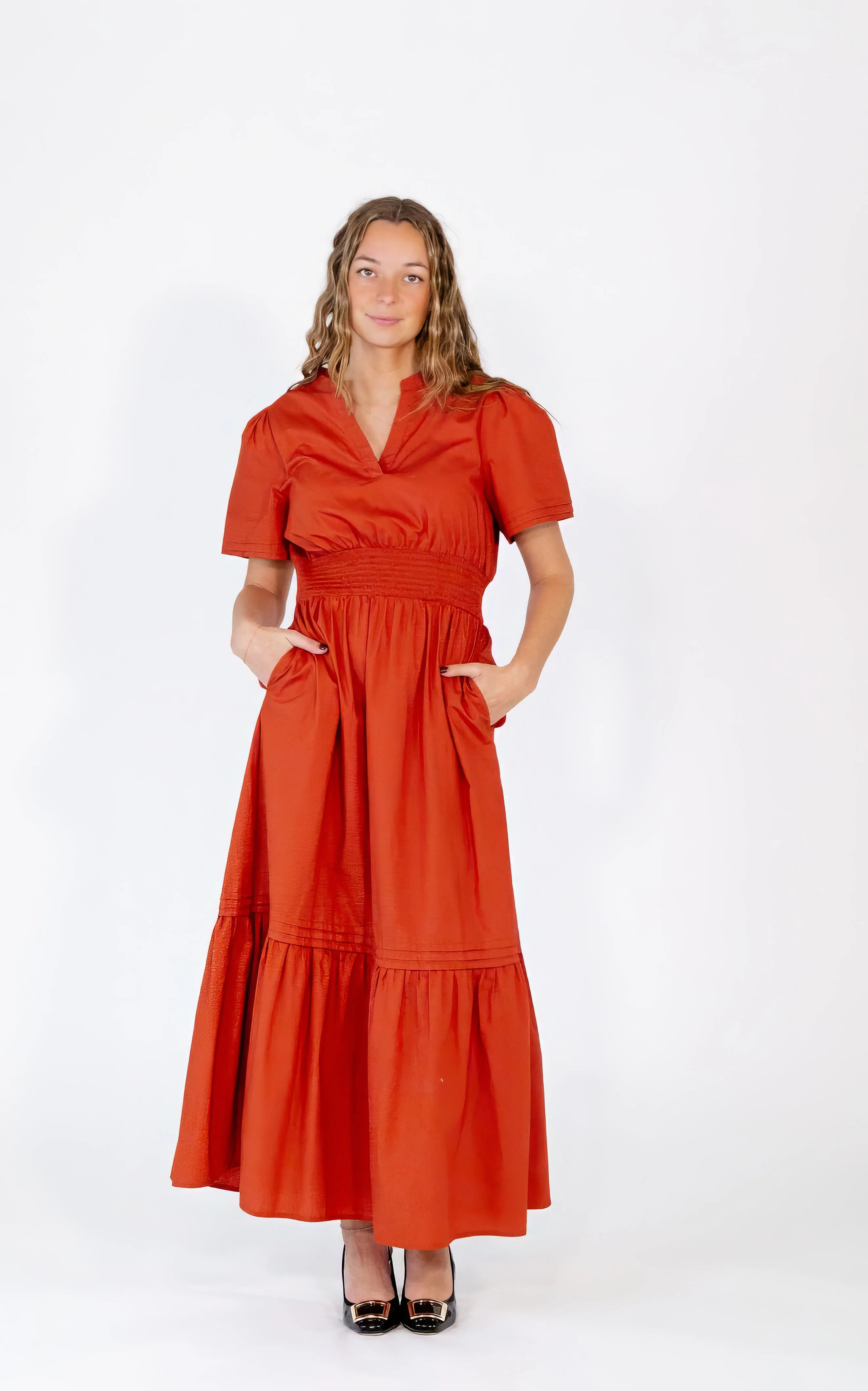 Virginia Smocked Maxi Dress