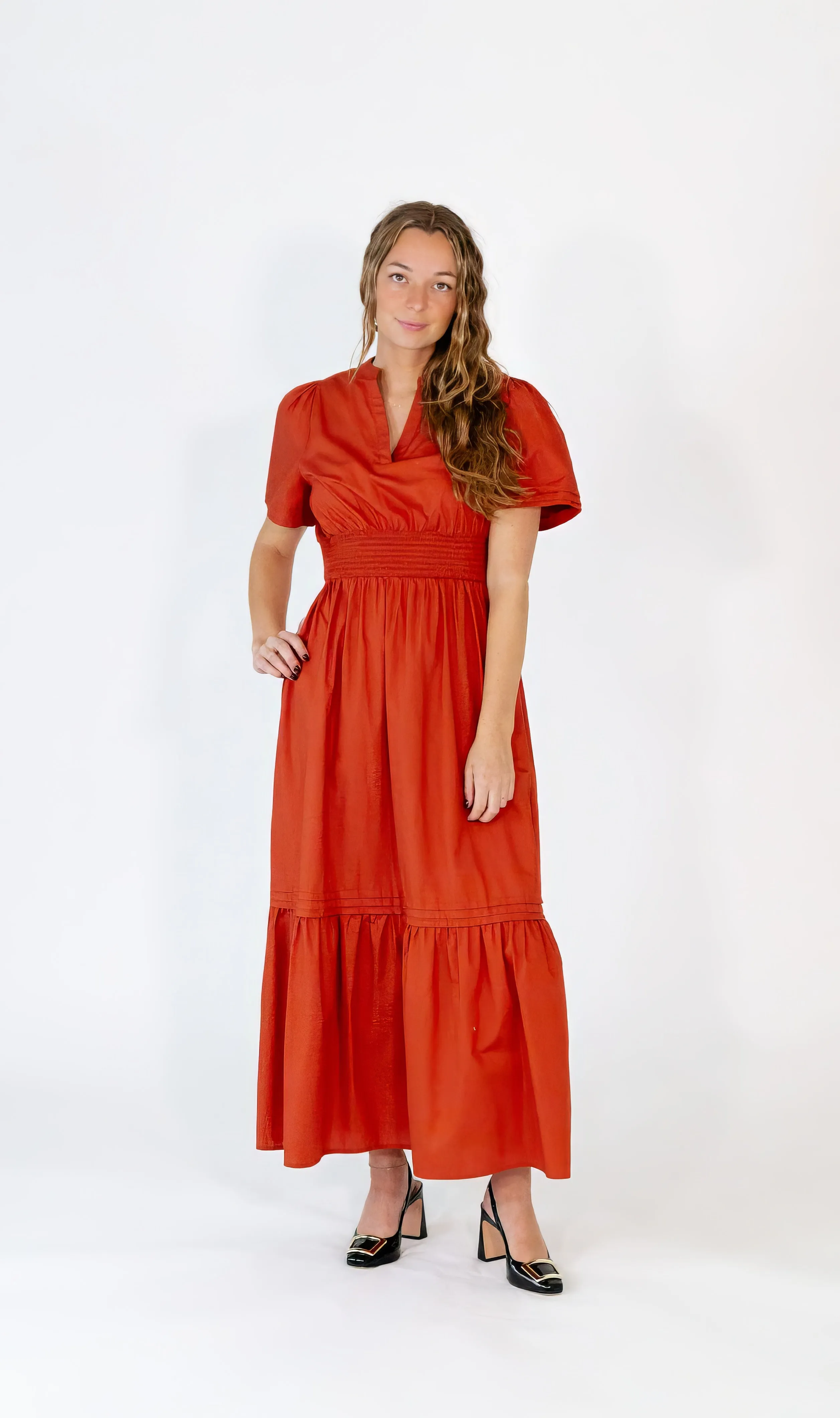 Virginia Smocked Maxi Dress