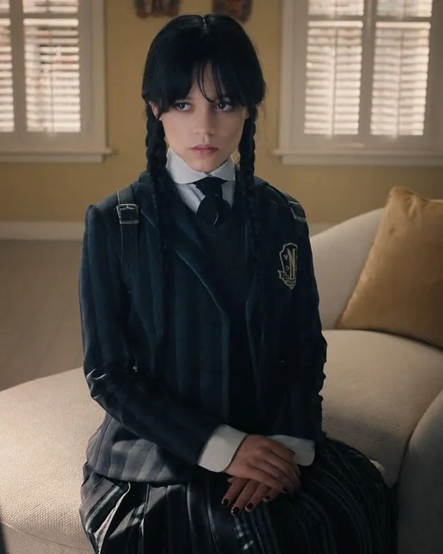 Wednesday Nevermore Academy Uniform Coat