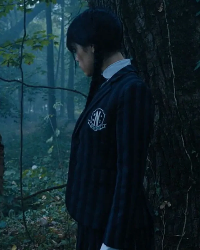 Wednesday Nevermore Academy Uniform Coat