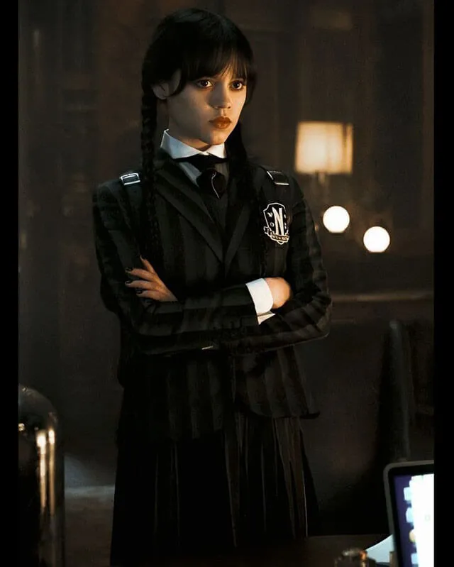 Wednesday Nevermore Academy Uniform Coat