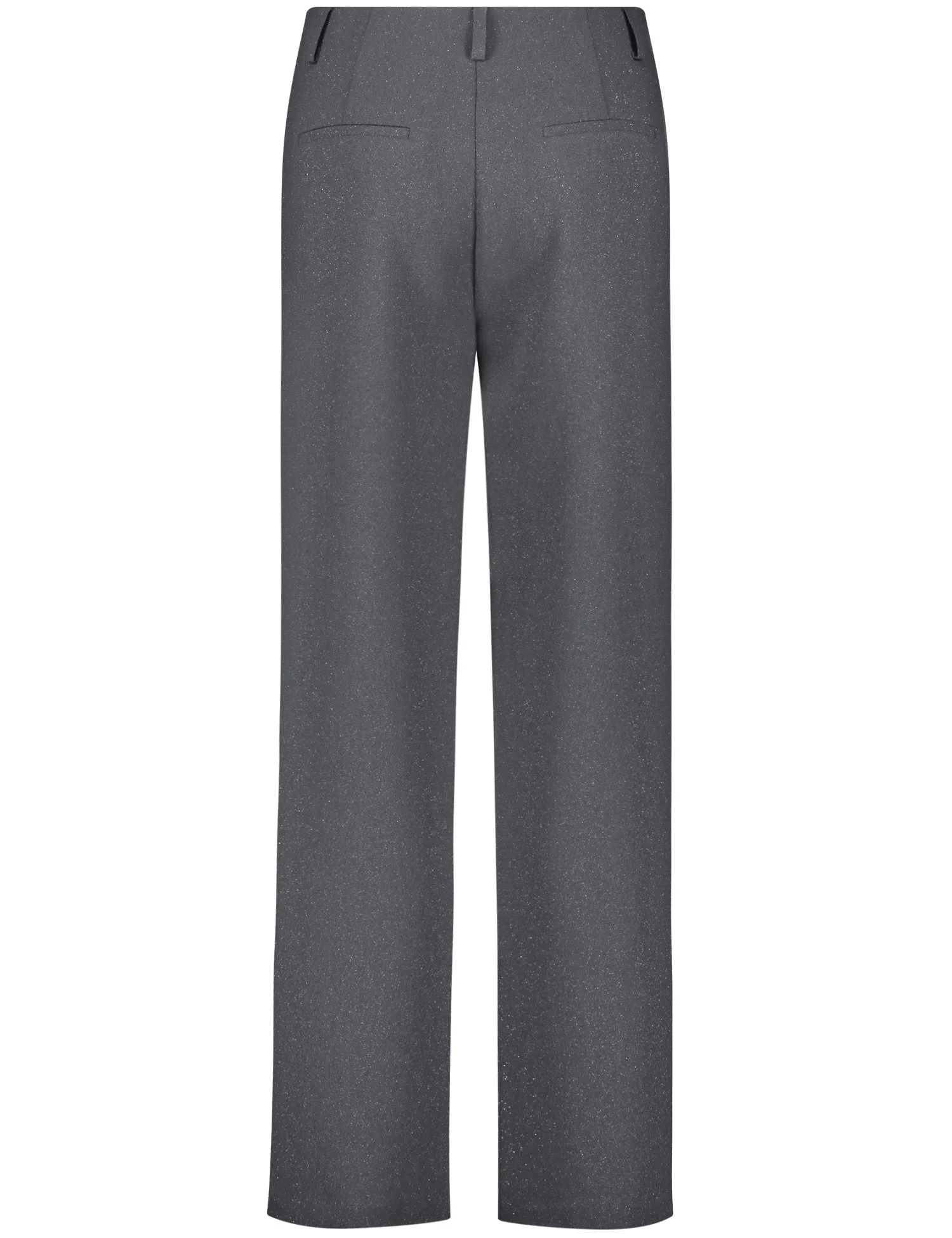 Weite Hose mit Glitzer-Effekt Wide Leg